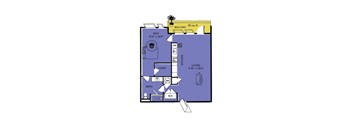 bedroom floor plan  apartments in the residences at